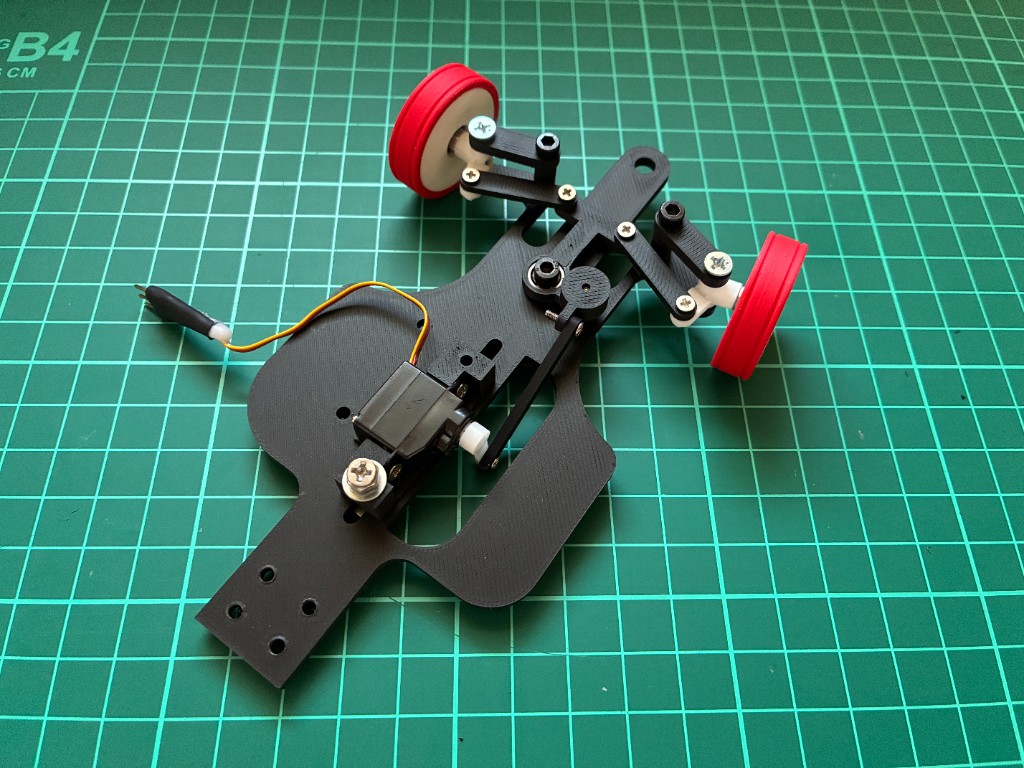 ミニ④ 3D プリント筐体 — RC-CAR 組み立て完了