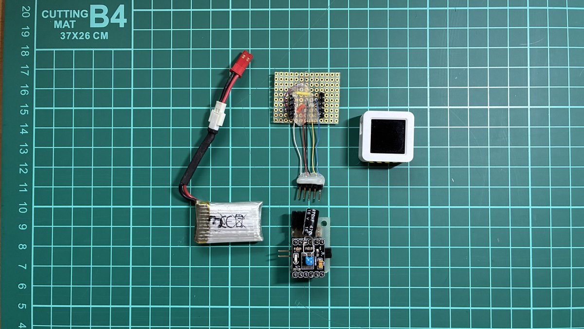 電流対策版モジュール — DRV8833基板と ATOM 基板